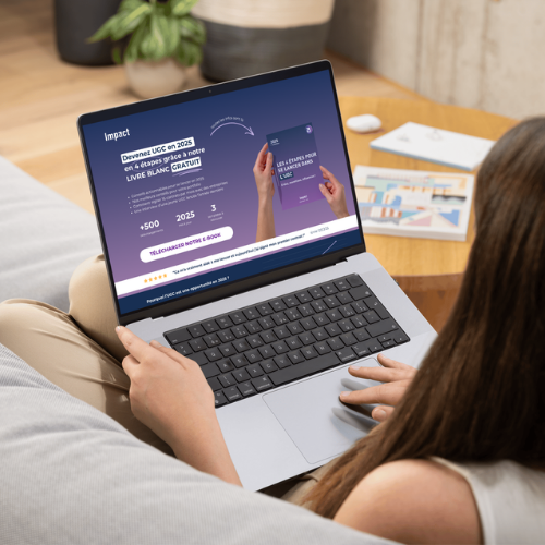 Impact projet UGC landing page